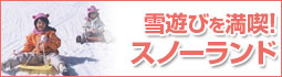 雪遊びを満喫!スノーランド